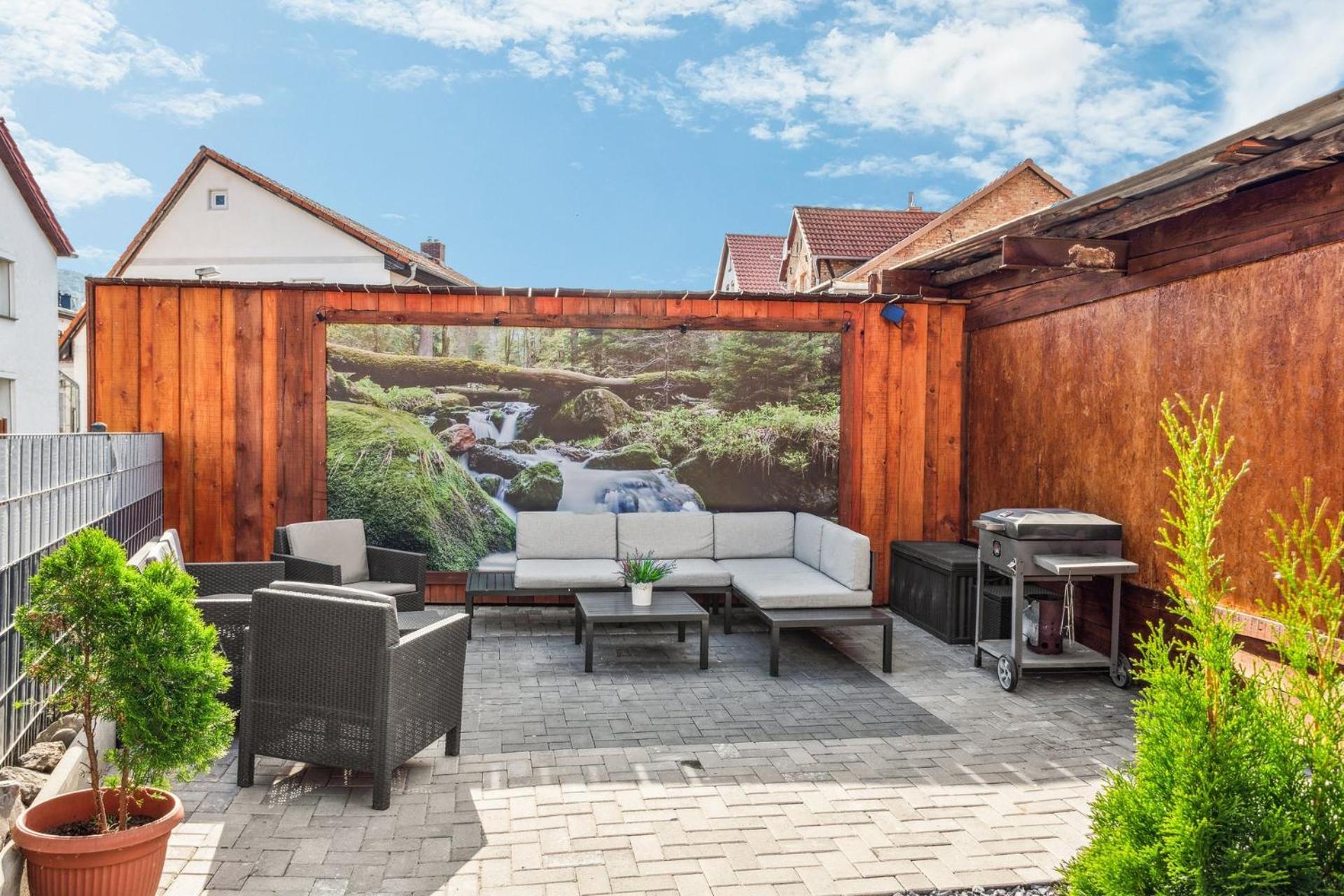 Apartment Harzlounge Center Thale - Grill & Garden Exterior photo